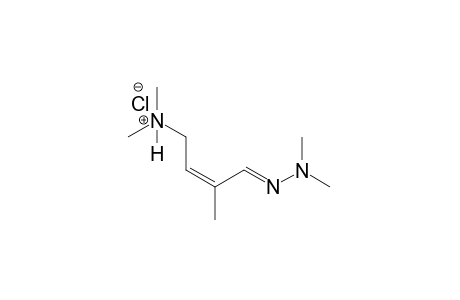 (1E,2Z)-4-Dimethylamino-2-methylbut-2-enal Dimethylhydrazone monohydrochloride