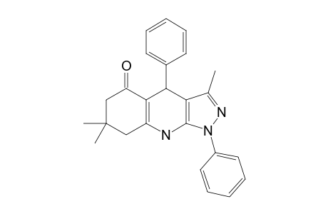 3,7,7-TRIMETHYL-1,4-DIPHENYL-4,7,8,9-TETRAHYDRO-1H,6H-PYRAZOLO-[3,4-B]-QUINOLIN-5-ONE