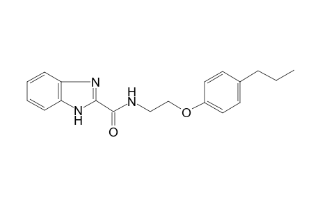 1H-benzimidazole-2-carboxamide, N-[2-(4-propylphenoxy)ethyl]-