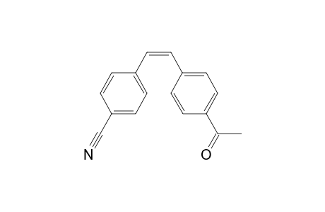 (Z)-4-(4-Acetylstyryl)benzonitrile