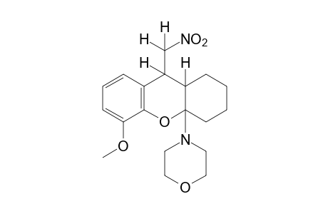 1,2,3,4,4a,9a-hexahydro-5-methoxy-4a-morpholino-9-(nitromethyl)xanthene