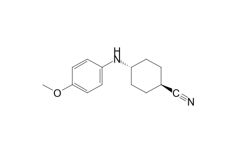 trans-4-(p-anisidino)cyclohexanecarbonitrile