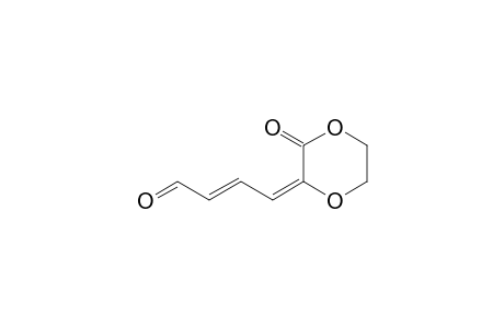 (2E,4E)-4-(3-Oxo-1,4-dioxan-2-ylidene)but-2-enal