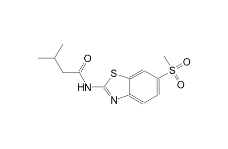 3-methyl-N-[6-(methylsulfonyl)-1,3-benzothiazol-2-yl]butanamide