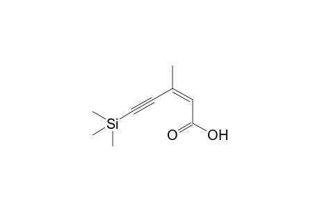 (Z)-3-Methyl-5-trimethylsilylpent-2-en-4-ynoic acid