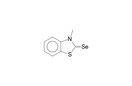 2(3H)-Benzothiazoleselone, 3-methyl-