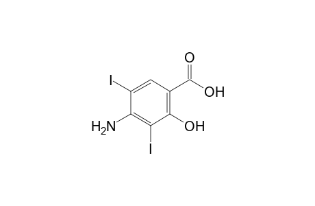 4-amino-3,5-diiodosalicylic acid