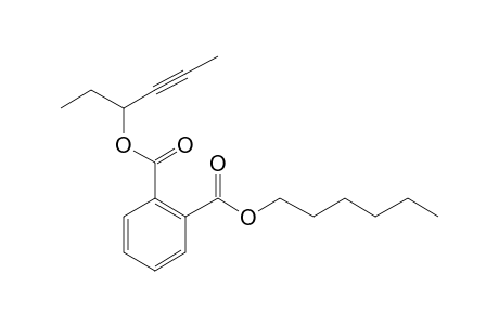 Phthalic acid, hex-2-yn-4-yl hexyl ester