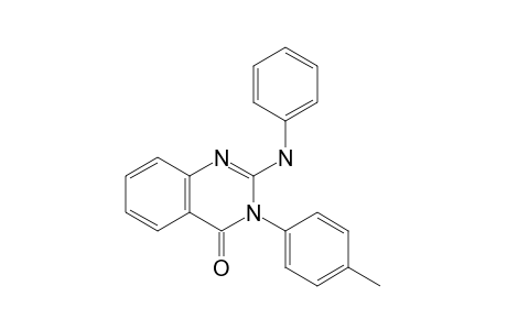 4(3H)-Quinazolinone, 2-anilino-3-p-tolyl-