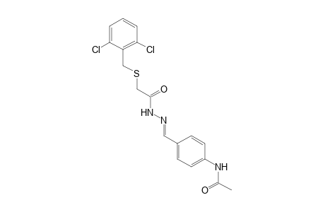 [(2,6-dichlorobenzyl)thio]acetic acid, (p-acetylbenzylidene)hydrazide