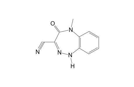 4,5-dihydro-5-methyl-4-oxo-1H-1,2,5-benzotrizepine-3-carbonitrile