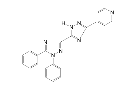 1,5-diphenyl-3-[3-(4-pyridyl)-s-triazol-5-yl]-1H-1,2,4-triazole