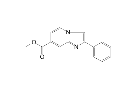 2-phenylimidazo[1,2-a]pyridine-7-carboxylic acid, methyl ester