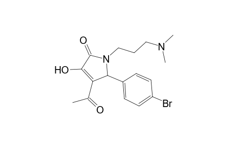 4-Acetyl-5-(4-bromo-phenyl)-1-(3-dimethylamino-propyl)-3-hydroxy-1,5-dihydro-pyrrol-2-one