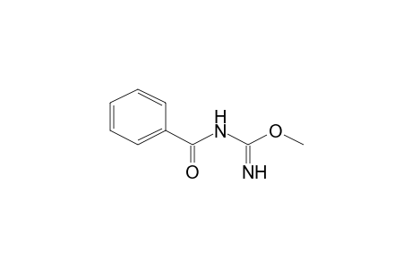 Methyl N-benzoylimidocarbamate