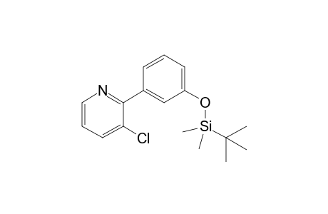 2-(3-((tert-butyldimethylsilyl)oxy)phenyl)-3-chloropyridine