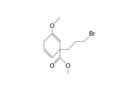 1-(3-Bromo-propyl)-3-methoxy-cyclohexa-2,5-diene-1-carboxylic acid, methyl ester