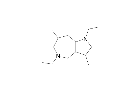 1,5-Diethyl-3,7-dimethyl-2,3,3a,4,6,7,8,8a-octahydropyrrolo[3,2-c]azepine