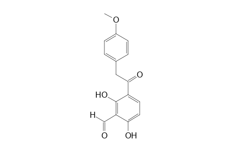 3-[(p-Methoxyphenyl)acetyl]-gamma-resorcylaldehyde