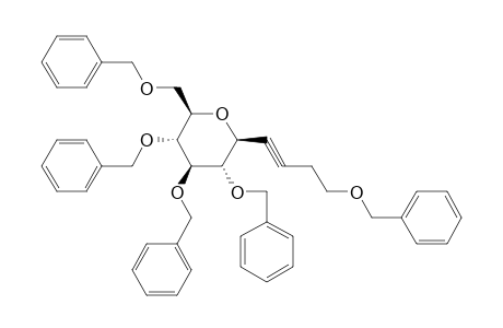 1-[4-(benzyloxy)-1-butynyl]-1-deoxy-2,3,4,6-tetra-o-benzyl-beta-D-glucopyranose