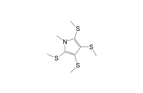 1-Methyl-2,3,4,5-tetrakis(methylsulfanyl)pyrrole