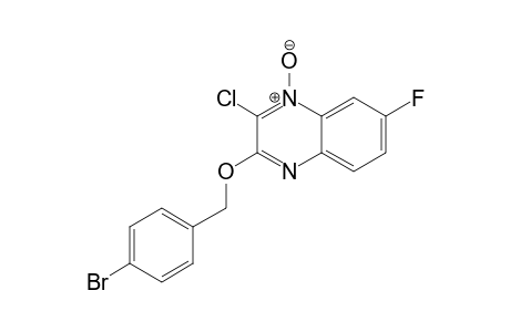 3-(4-Bromobenzyloxy)-2-chloro-7-fluoroquinoxaline 1-Oxide