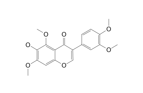 6-HYDROXY-3',4',5,7-TETRAMETHOXYISOFLAVONE