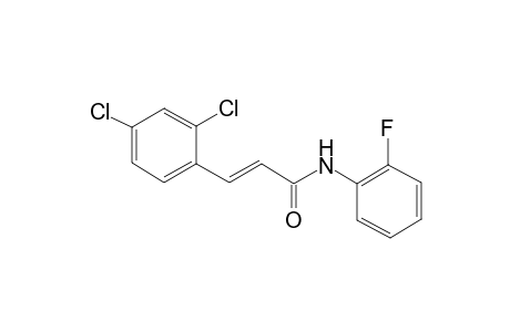 (2E)-3-(2,4-dichlorophenyl)-N-(2-fluorophenyl)-2-propenamide