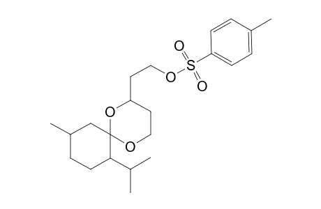 7-Isopropyl-10-methyl-2-(2-tosyloxyethyl)-2,5-dioxaspiroundecene