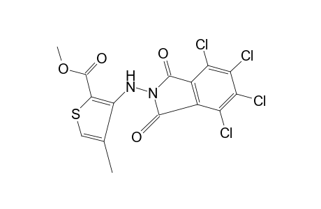 4-methyl-3-[(3,4,5,6-tetrachlorophthalimido)amino]-2-thiophenecarboxylic acid, methyl ester