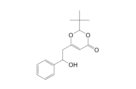 2-tert-Butyl-6-(2-hydroxy-2-phenylethyl)-4H-1,3-dioxin-4-one