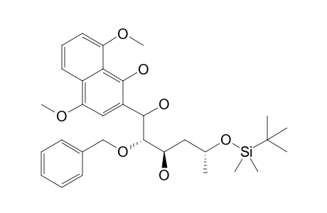 (2'S,3'R,5'R)-2-[5-(Tert-butyldimethylsilyloxy)-1,3-dihydroxy-2-(phenylmethoxy)hexyl]-4,8-dimethoxy-1-naphthol