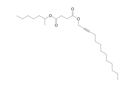 Succinic acid, tridec-2-yn-1-yl 2-heptyl ester