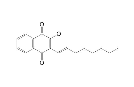 1,4-Naphthalenedione, 2-hydroxy-3-(1-octenyl)-, (E)-