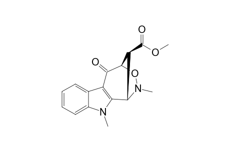 (2R*,5S*,11S*)Methyl 4,6-Dimethyl-1-oxo-3,4-oxaza-1,2,3,4,5,6-hexahydro-2,5-methanocyclohepta[b]indole-11-carboxylate