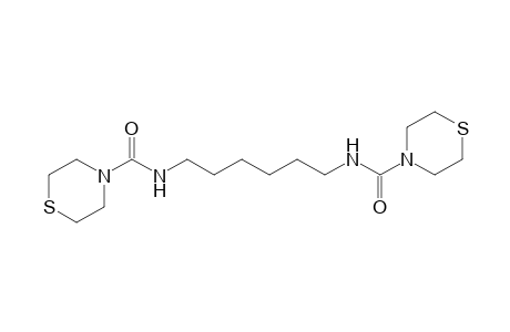 N,N'-hexamethylenebis[4-thiomorpholinecarboxamide]