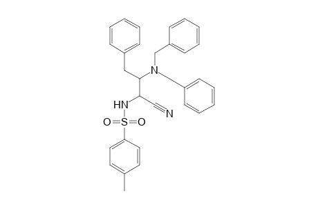 Butanenitrile, 3-(dibenzylamino)-4-phenyl-2-(p-toluenesulfonylamino)-