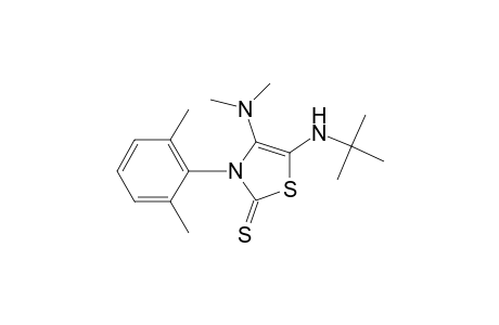 5-(TERT.-BUTYLAMINO)-2,3-DIHYDRO-4-(DIMETHYLAMINO)-3-(2,6-DIMETHYLPHENYL)-2-THIOXOTHIAZOLIDINE