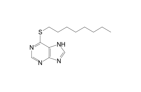 6-(octylthio)purine