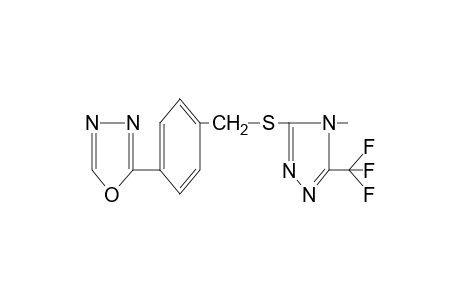 2-{alpha-{[4-methyl-5-(trifluoromethyl)-4H-1,2,4-triazol-3-yl]thio}-p-tolyl}-1,3,4-oxadiazole