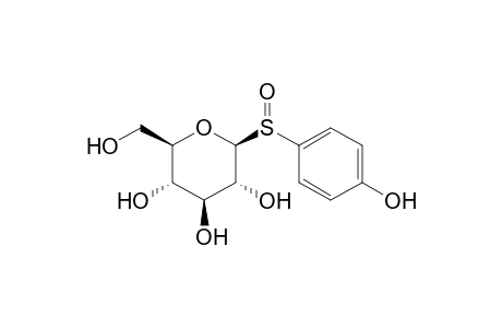 1-deoxy-1-[(p-hydroxyphenyl)sulfinyl]-beta-D-glucose