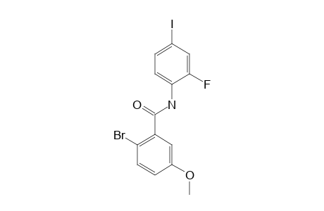 6-bromo-2'-fluoro-4'-iodo-m-anisanilide