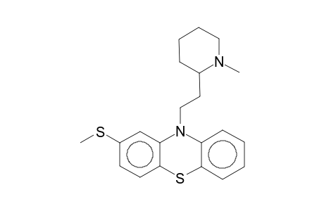 10H-Phenothiazine, 10-(2-(1-methyl-2-piperidinyl)ethyl)-2-(methylthio)-