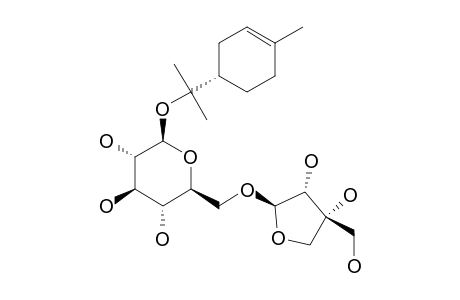 (4S)-ALPHA-TERPINEOL-O-BETA-D-APIOFURANOSYL-(1->6)-BETA-D-GLUCOPYRANOSIDE