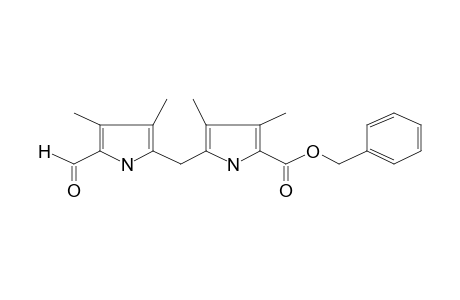 3,4-Dimethylpyrrole-2-carboxylic acid, 5-(5-formyl-3,4-dimethylpyrrol-2-yl)methyl-, benzyl ester