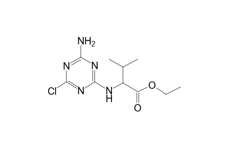 2-(4-Amino-6-chloro-[1,3,5]triazin-2-ylamino)-3-methyl-butyric acid ethyl ester