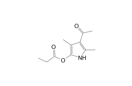 3-acetyl-2,4-dimethyl-5-hydroxypyrrole, propionate (ester)