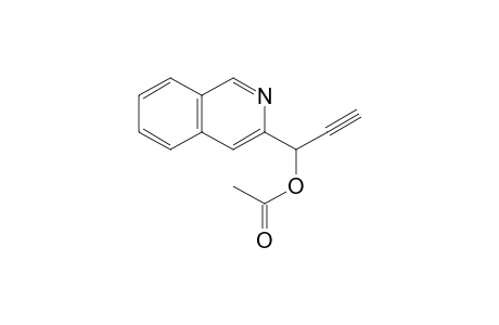 (+-)-Acetic acid 1-(isoquinolin-3-yl)prop-2-ynyl ester