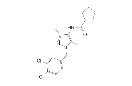 N-[1-(3,4-dichlorobenzyl)-3,5-dimethyl-1H-pyrazol-4-yl]cyclopentanecarboxamide