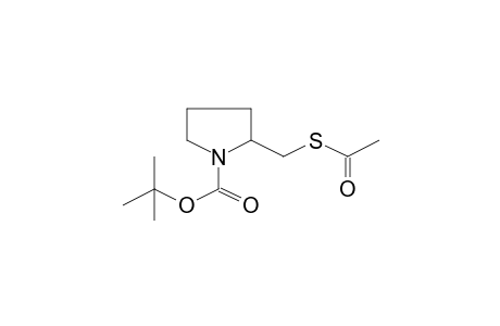 2-Acetylthiomethylpyrrolidine-1-carboxylic acid, t-butyl ester